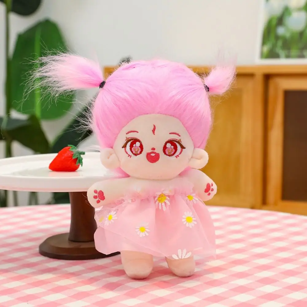 Muñeca de algodón con falda para niños, juguete de peluche de 20cm, ideal para Cosplay