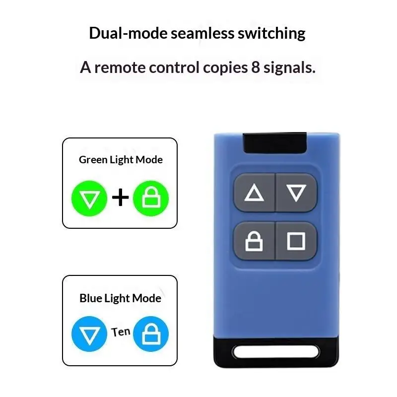 Plastic Copy Remote Control Four Button 433MHz Door Opener Replication Quickly Copy The Signal Wireless Remote Control