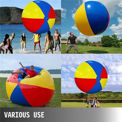 2025 New Fun Toys Giant Inflatable Pool Beach Thickened Pvc Sports Ball Outdoor Water Games Party Toy Children'S Birthday Gifts