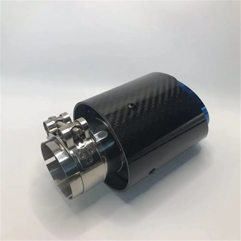 

RONSI 1 PCS Carbon Fiber Black Car Exhaust Tail larynx Suitable For Volvo C40 S60 S90 XC40 XC60 XC90 V60 V90 T6 T8 Tail larynx