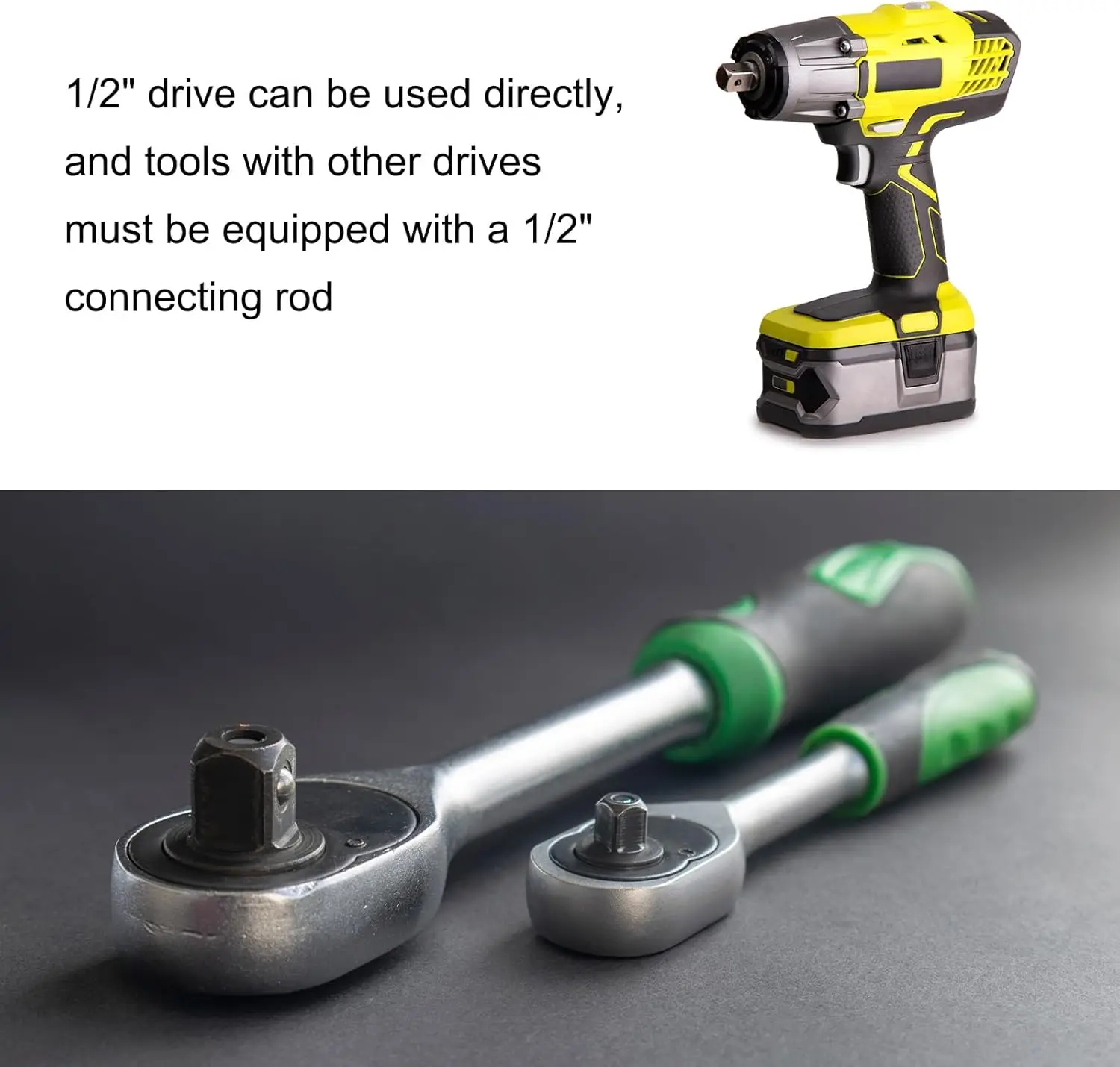 6mm ボールエンド六角ビット 1/2インチ角ドライブソケットセット S2 & CR-V スチールビット