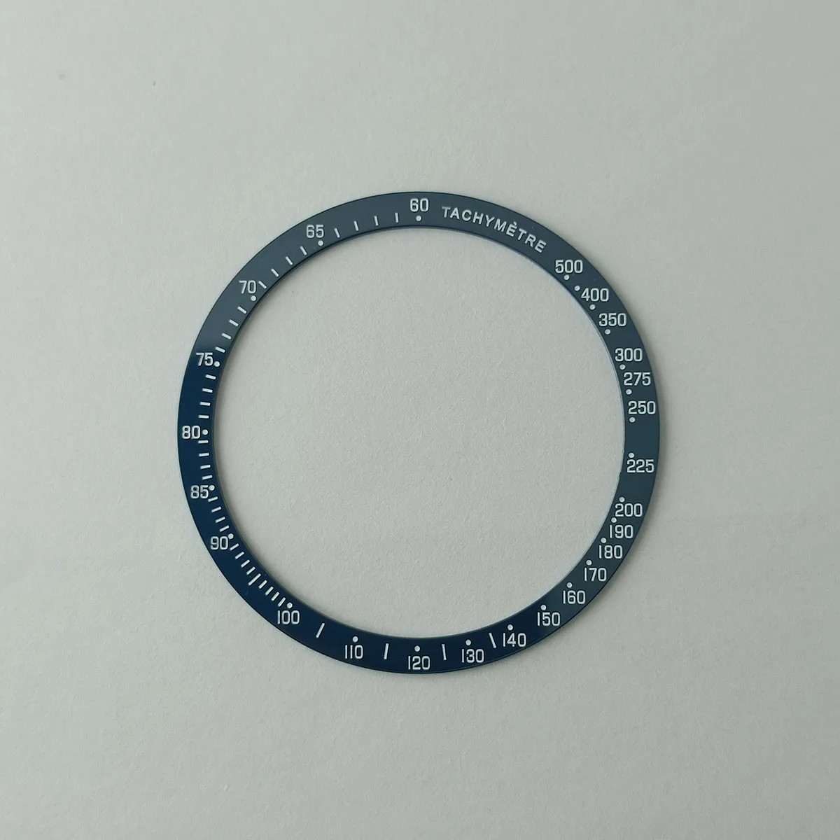 Flat Ceramic Bezel Insert 39.0mm*33.2mm Watch Replacement Watch Parts No Lumious