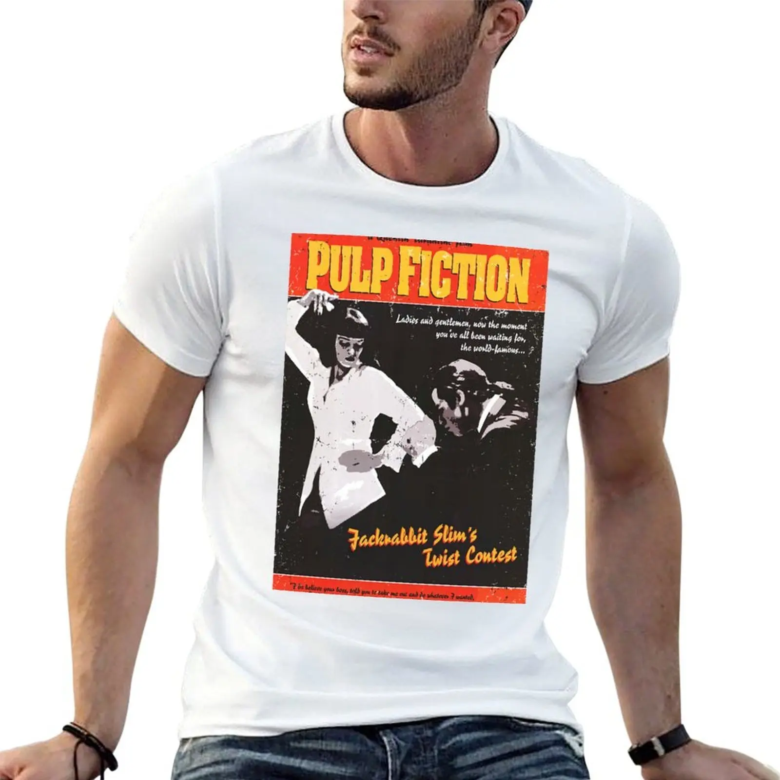 クエンティン・タランティーノ風tシャツ-ファッション-カジュアル-半袖tシャツ