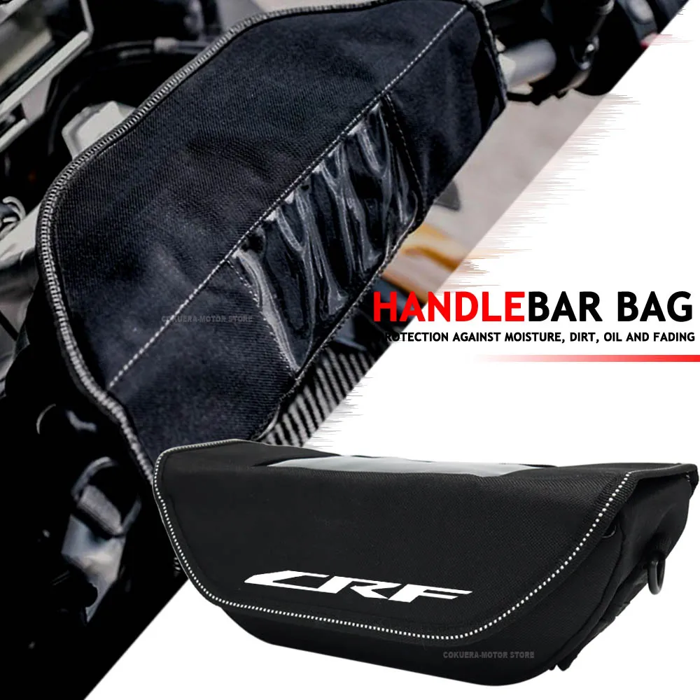 Motorcycle Waterproof And Dustproof Handlebar Storage Bag For CRF450X CRF250F CRF125F CRF125FB CRF110F