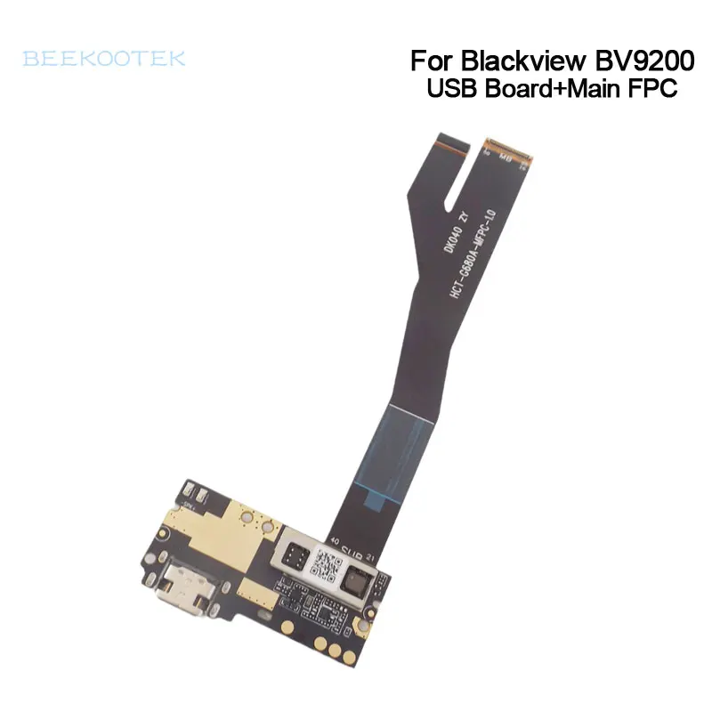 

Blackview BV9200 USB-плата, новая Оригинальная Базовая фотография с материнской платой, запчасти FPC для смартфона Blackview BV9200