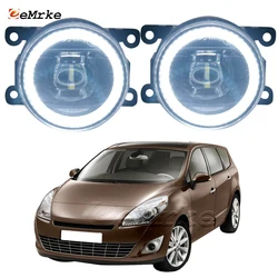 LED Fog Lights for Renault Scenic MK3 / Grand Scenic 3 / III JZ 2009~2016 Angel Eye DRL Daytime Running Head Lamp Car-Styling