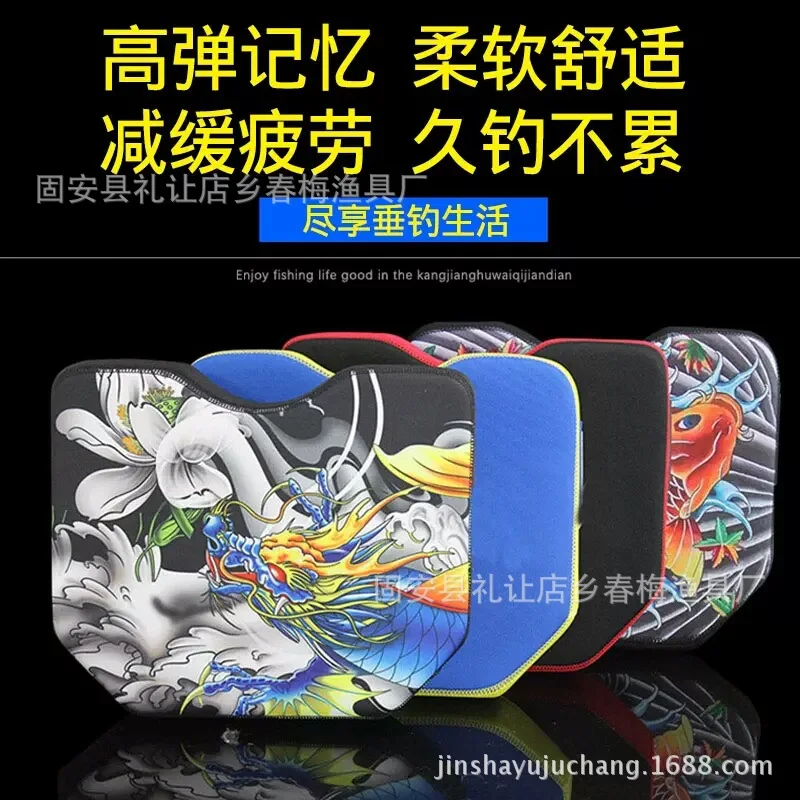 

Fishing Box Seat Cushion, New Model, Silicone, Waterproof High Elastic Suction Cup Memory Seat Cushion Fishing Gear Accessories