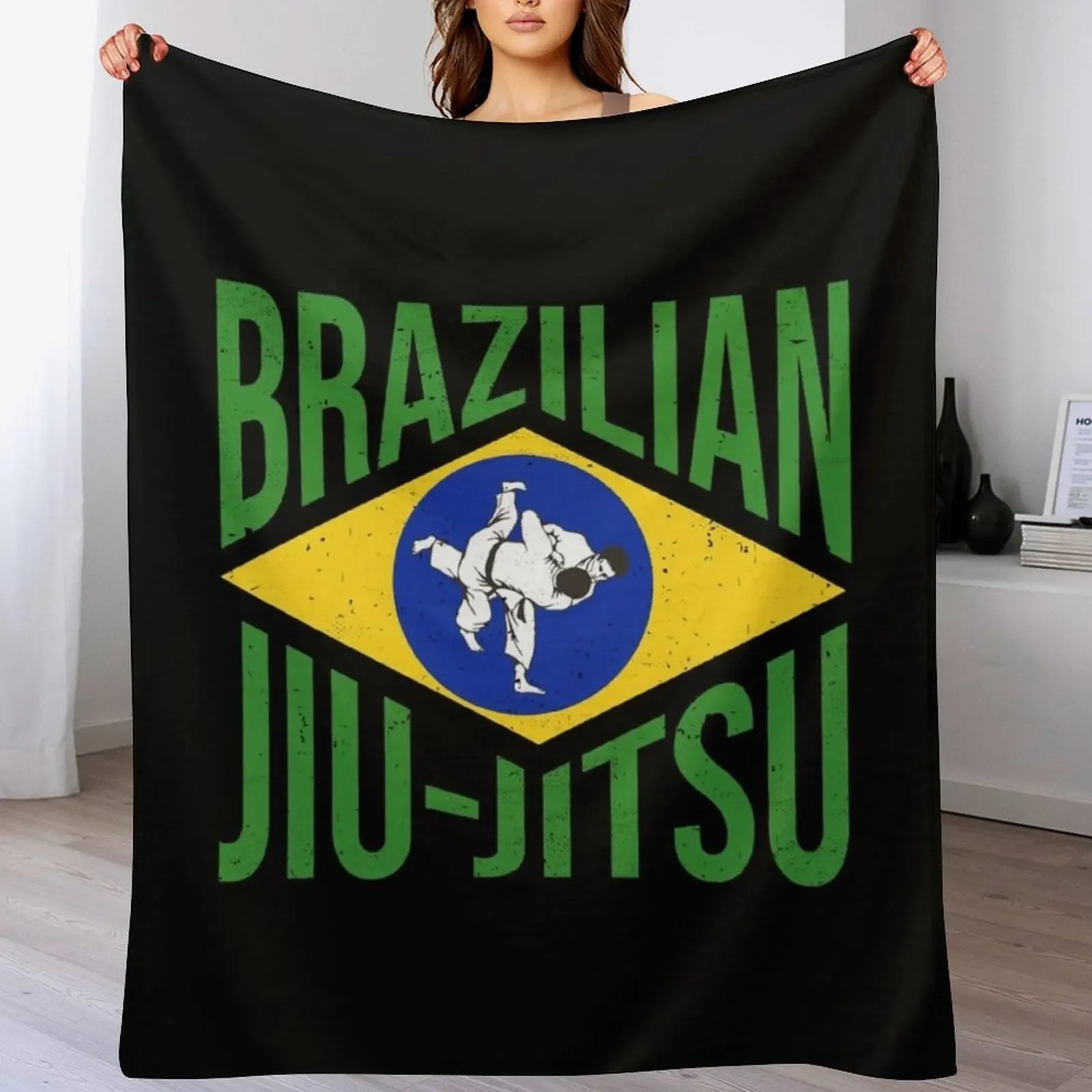 Brazilian Jiu-Jitsu BJJ - gift for martial arts lovers Throw Blanket for babies Luxury Soft Blankets