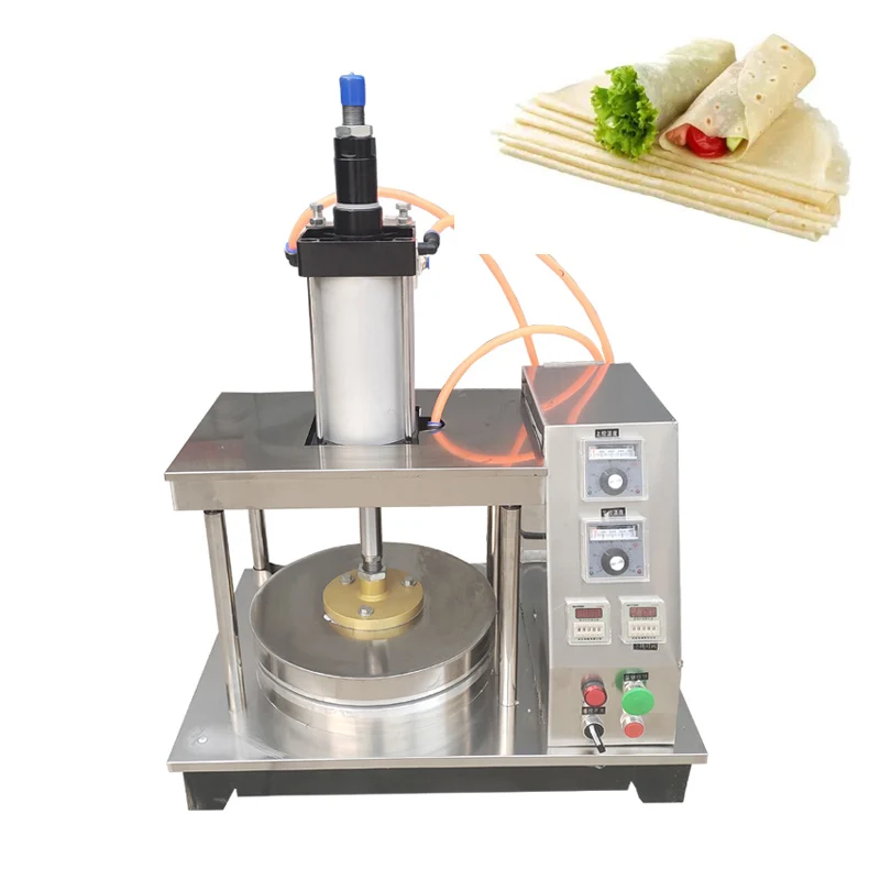 Commercial Automatic Thin Pancake Presser Thin Pancake Press Machine Roast Duck Bread Making Machine