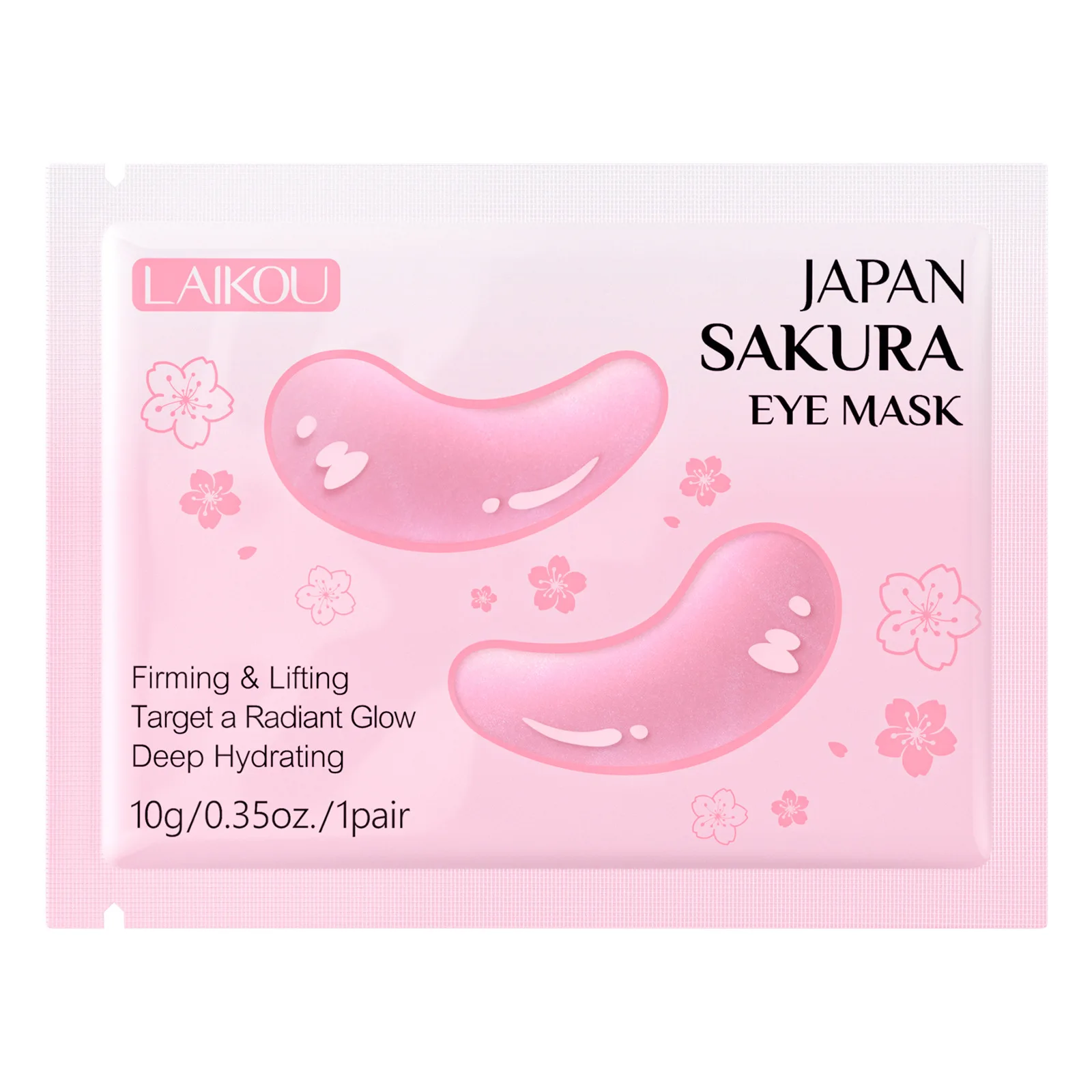 5/10 قطعة LAIKOU ساكورا قناع عين مكافحة الهالات السوداء إزالة عيون أكياس ترطيب ثبات العين بقع عيون منتجات العناية بالبشرة