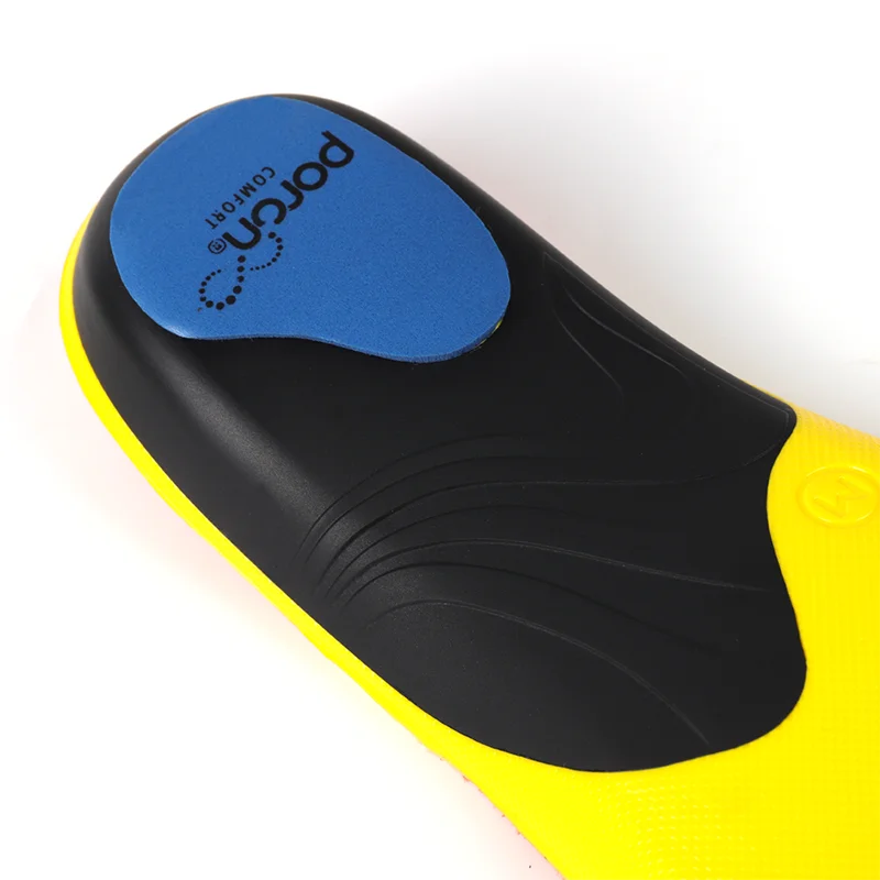 Poron insole arch support flat shoes insert insole corrector plantar fasciitis optimal arch support pronation correction insole