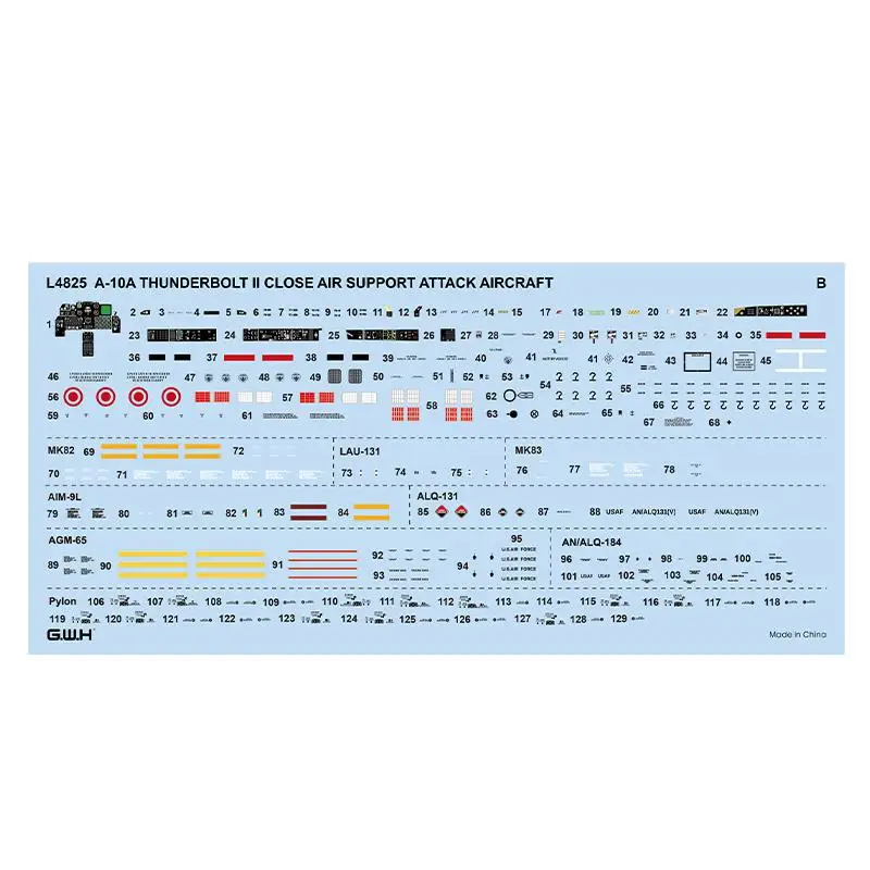 Great Wall Hobby L4825 1/48 A-10A Thunderbolt II Close Air Support Attack Aircraft