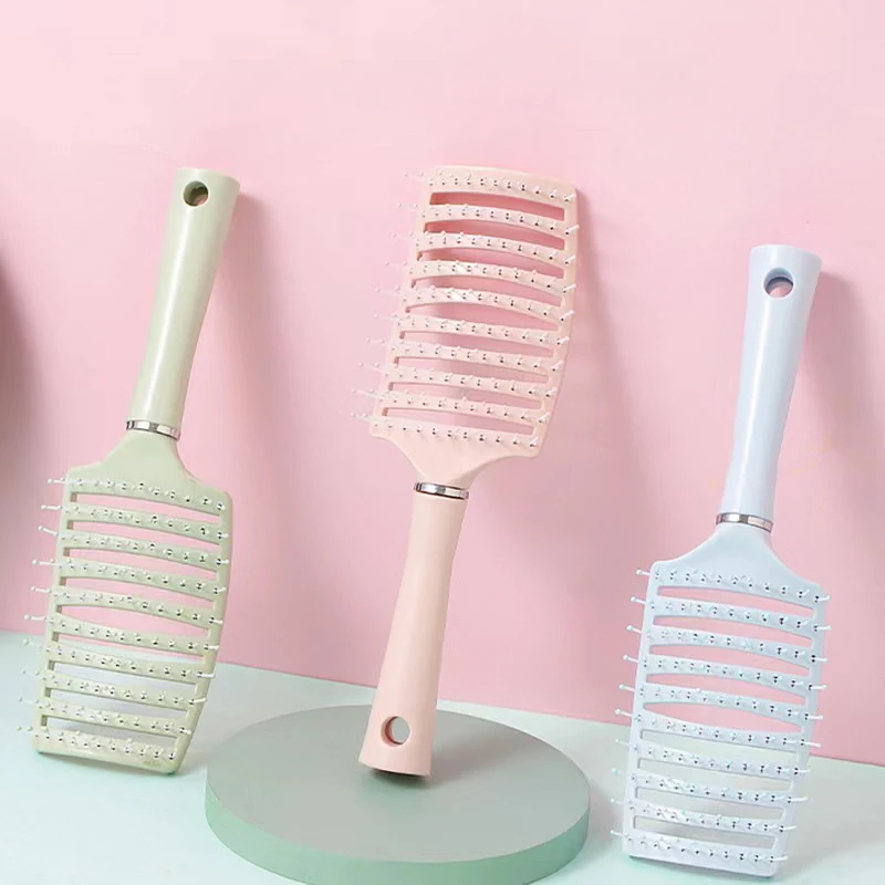 Hair Brush Scalp Massage Comb Curling Comb Air Cushion Plastic Comb Bristles Air Bag Comb Household Massage Hairdressing Comb