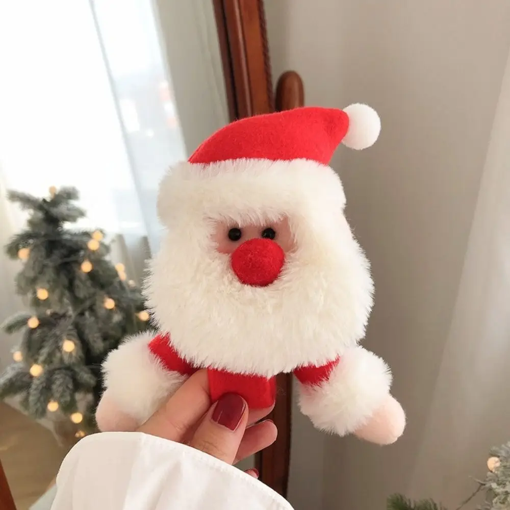

With Clap Circle Snowman Bracelet Plush Toy Snowman Little Deer Christmas Plush Toy Bracelet Fun Plushies
