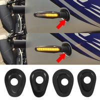For YAMAHA FZ1 FZ6 FZ8 FZ16 XJ6 XSR 700 XSR 900 MT-09 Tracer 900 FJ-09 MT-07 Turn Signals Indicator Adapter Spacers