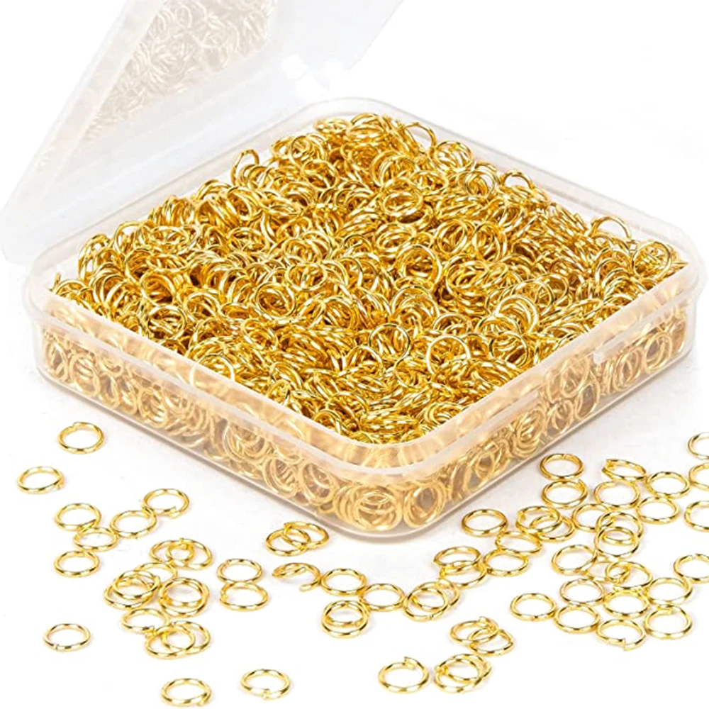 200pcs/lot 3/4/5/6/7/8/910mm Jump Rings Connector Split Rings For Earrings and Keychains Jewelry Making Accessories DIY Supplies