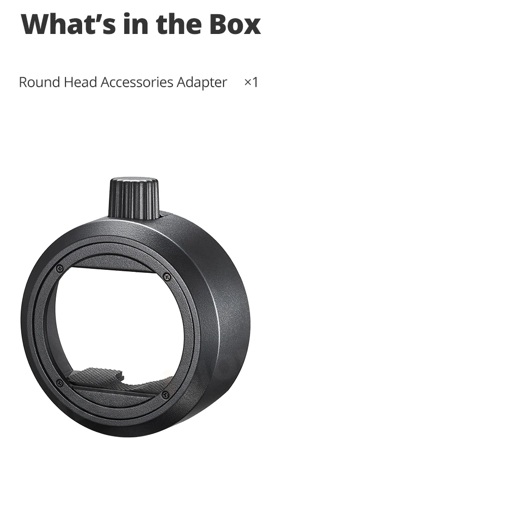 Godox 라운드 헤드 액세서리 어댑터 S-R2 V860II AD200PROII TT685 TT600 시리즈 Canon Nikon 플래시 설치 AK-R1