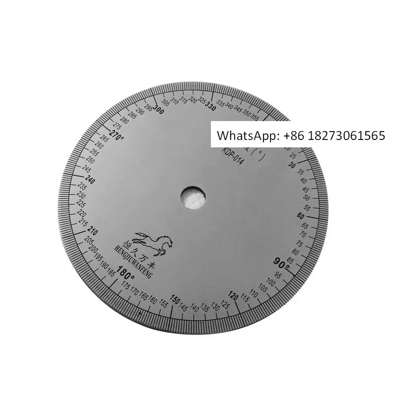 

Stainless steel dial, disc 360 degree mechanical instrument panel universal dial outer diameter 90 inner diameter 8 thick 2