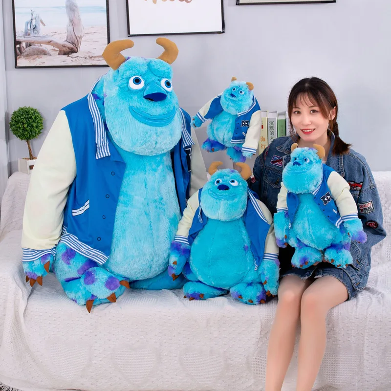 55cm Big Size James P. Sullivan Cartoon Anime Plush Toy Monsters University Inc Stuffed Animal Soft Plush Doll Kawaii Gift