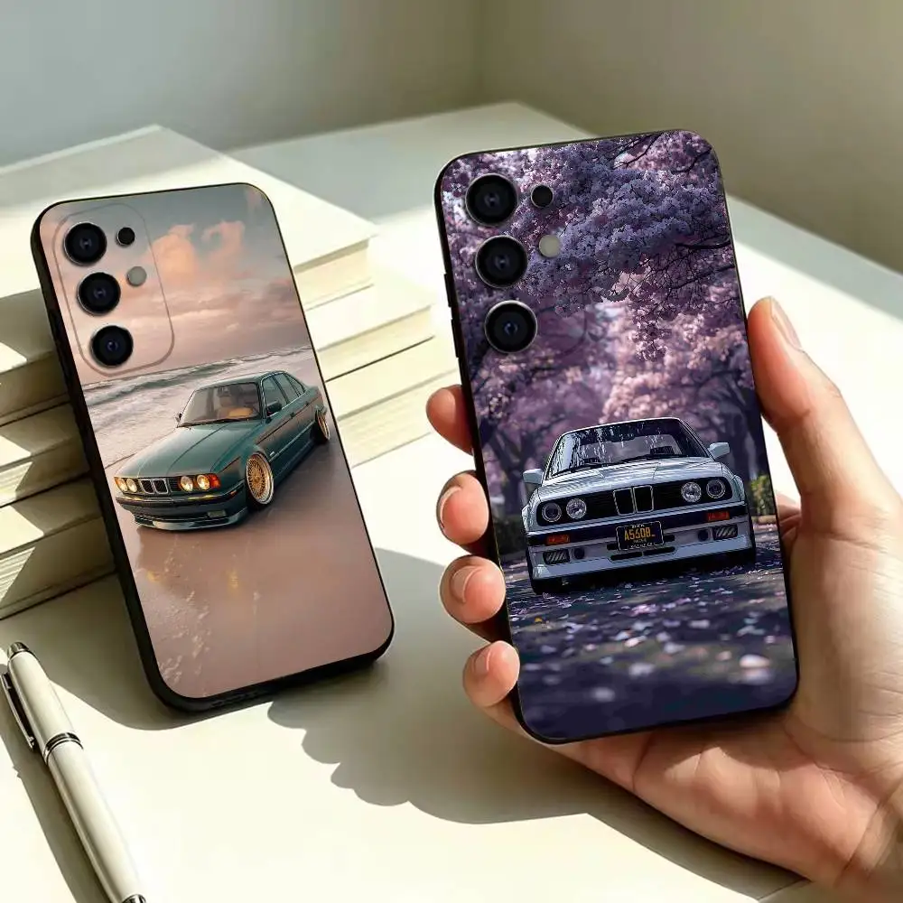 E-E30 Car   Phone Case For Samsung S26,S25,S24,S23,S22 Black Soft Protective Phone Case