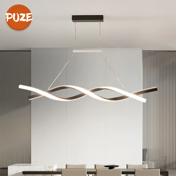 Minimalist LED Pendant Light Modern Fancy Hanging Chandelier Manufacturer Custom Lamp for Living Room Bedroom Home Decor