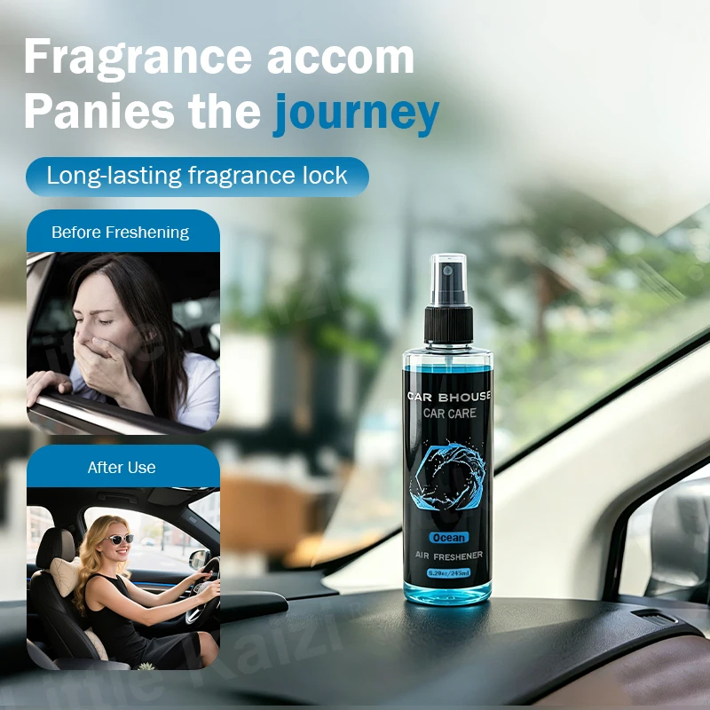 1pcs 245ml Car Air Freshener Spray, 8 Scents, Long-Lasting Odor Eliminator for Car & Home view 6