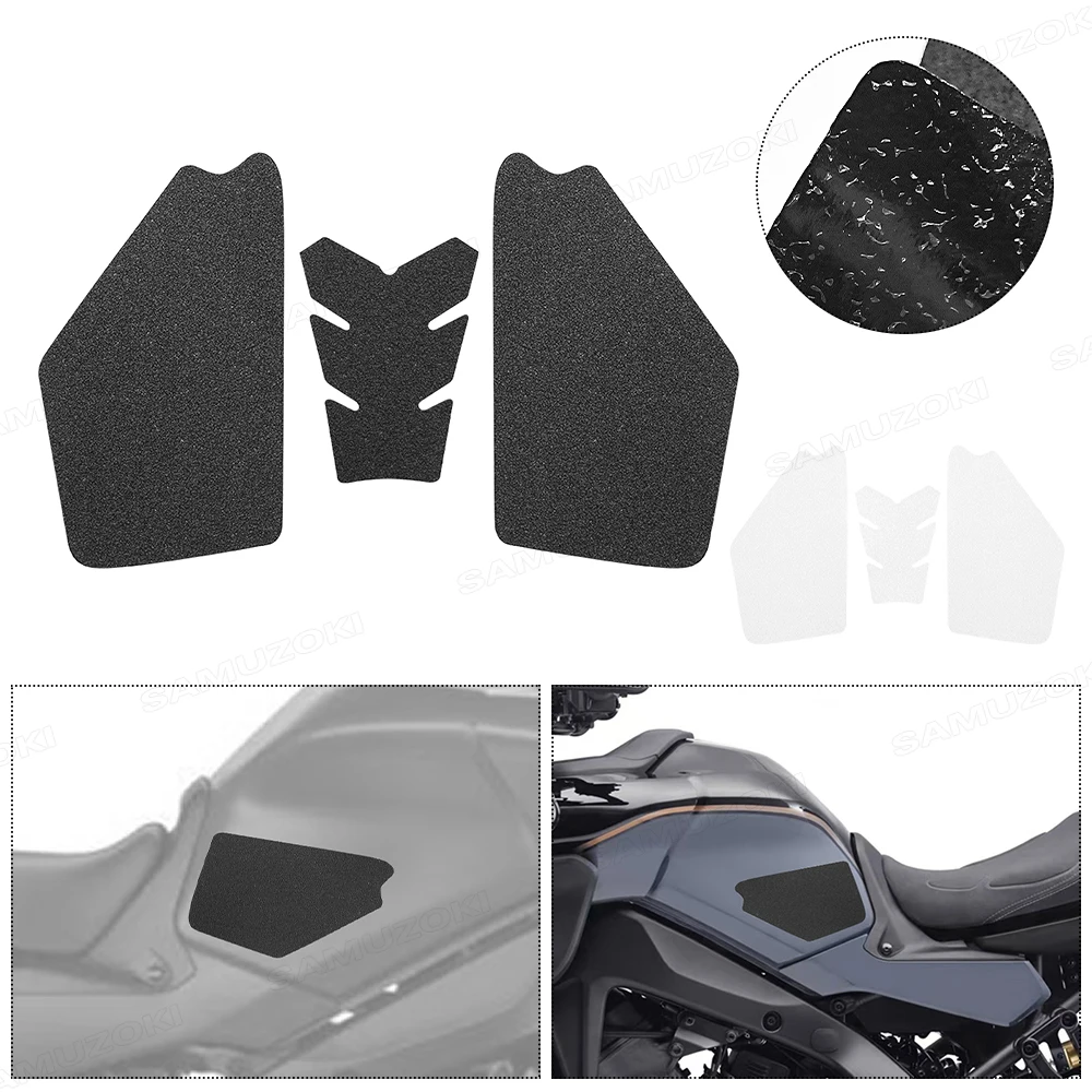 

Fit for YAMAHA Tracer 9 TRACER 9 GT 2021 - 2023 Motorcycle Fuel Tank Pad Non-slip Stickers Gas Knee Grip Traction Decal