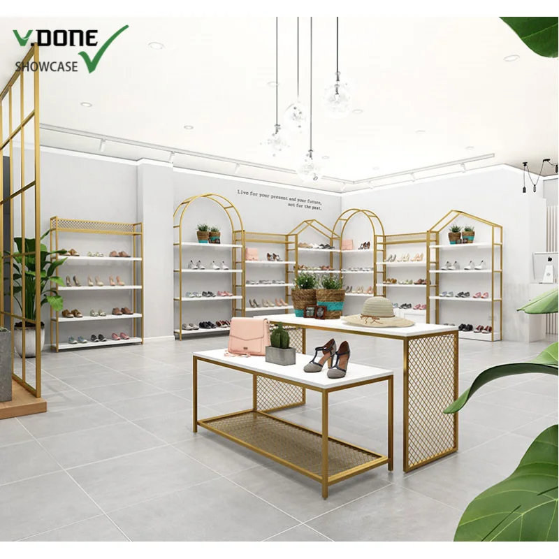 custom.Handbag  Shop Decoration Fashionable Trade Show Handbags Stand Display Lady Bags Showcase Shoe Handbag Shop Furniture