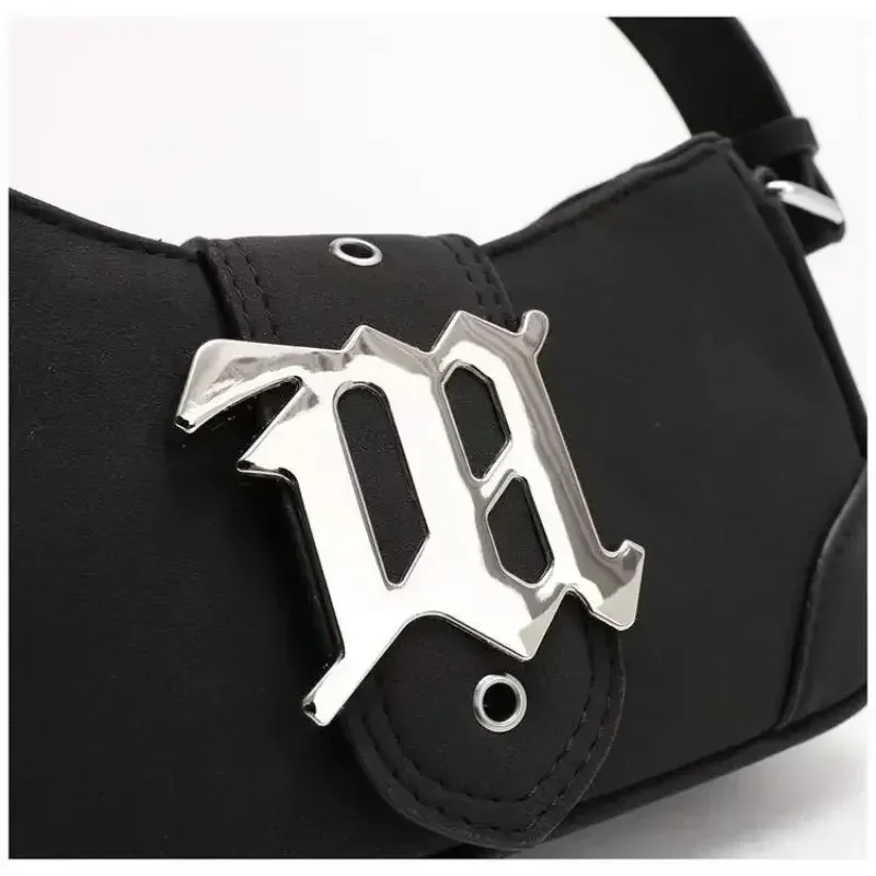 Luxury Designer Brand Handbags and Purses 2024 Fashion Sheet Metal Decoration Crossbody Bag Women Shoulder Bag Underarm Totes