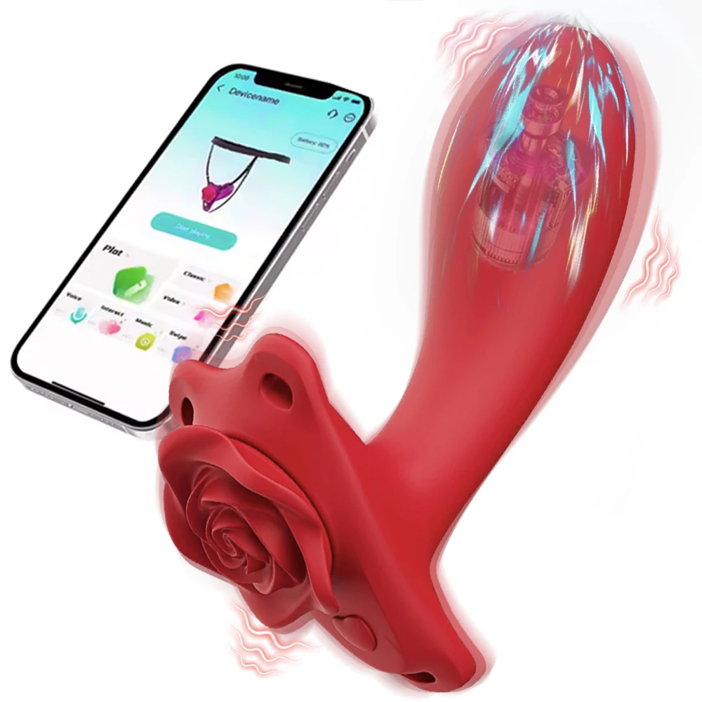 APP 2 in 1 Panties Vibrators Wearable Female Sex Toys Wireless Remote Vibrator for Women G Spot Clitoris Stimulator Masturbator