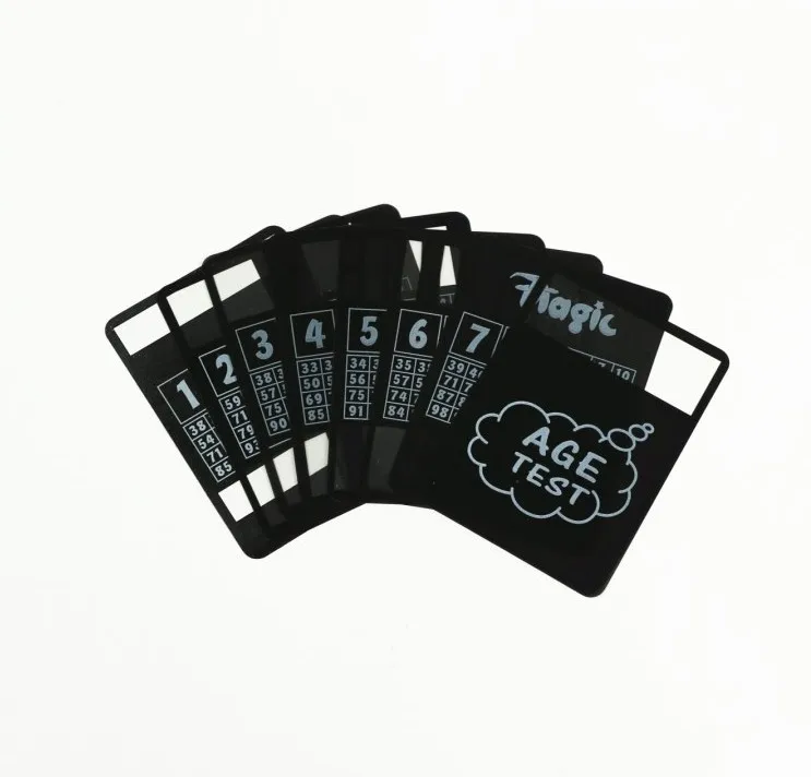 Magic Tricks Classic Toys Age Perspective Card Magic Show Age Test Card Magic Props Stage Street Close-Up YH1796