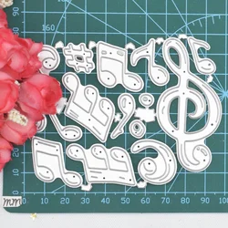 Crazyclown Musical Notes Metal Cutting Dies Stencils For DIY Scrapbooking Decorative Embossing Handcraft Die Cutting Template