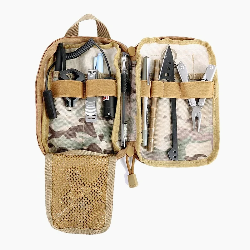 

Outdoor Sports Convenient Compact Mini Waist Bag EDC Camping Hiking Foot Transport Durable Accessory Kit