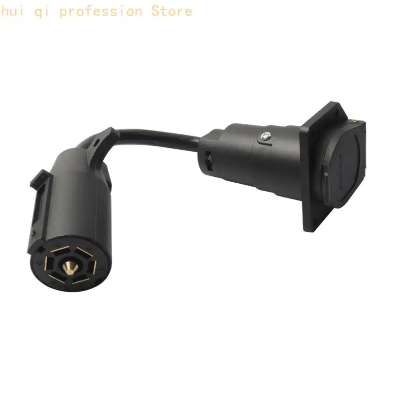 7-Wege-Steckdosenadapter für Anhänger 12V Verdrahtungsanschluss mit Montageflansch H8WE – Detail 3