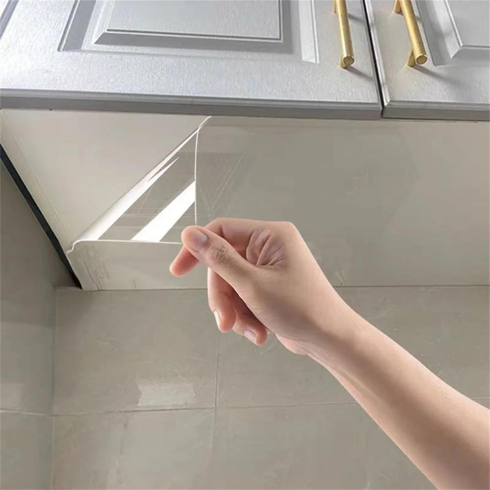 High Temperature Resistant Smooth PVC Wall Sticker Classic Washable Self-Adhesive Kitchen Tile Sticker Suitable for Backboards