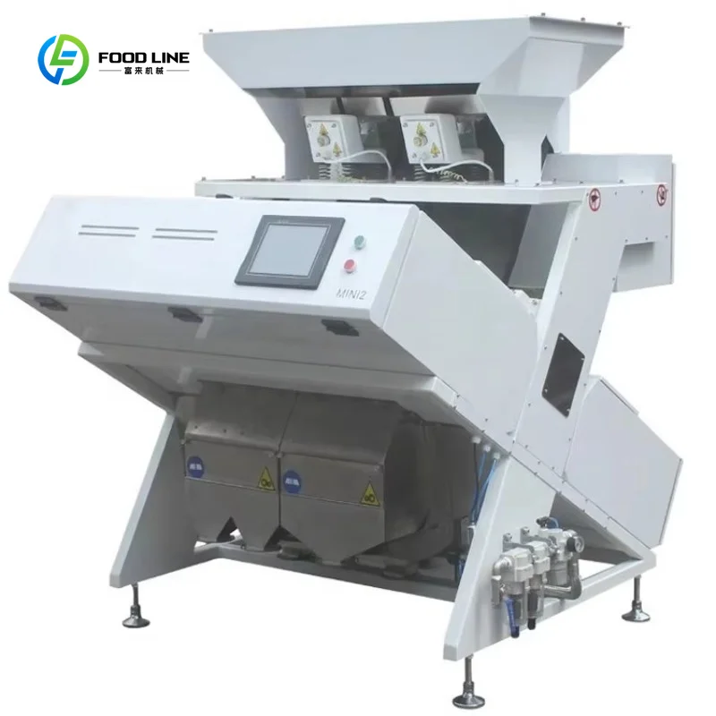 Small Coffee Bean Cocoa Color Sorting Machine Optical Sorter for Grain Seed Nut Processing Custom