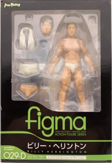In Stock Original Figma 029 Billy Herrington Male Soldier Action