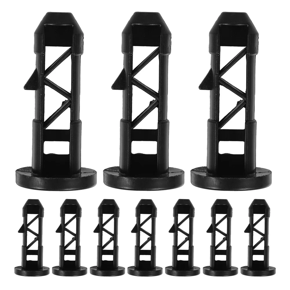 

10Pcs Plastic Hinge Pins for 240L Garbage Can Lid Wheelie Bin Lid Connecting Pins Outdoor Trash Bin Parts Trash Cart Parts