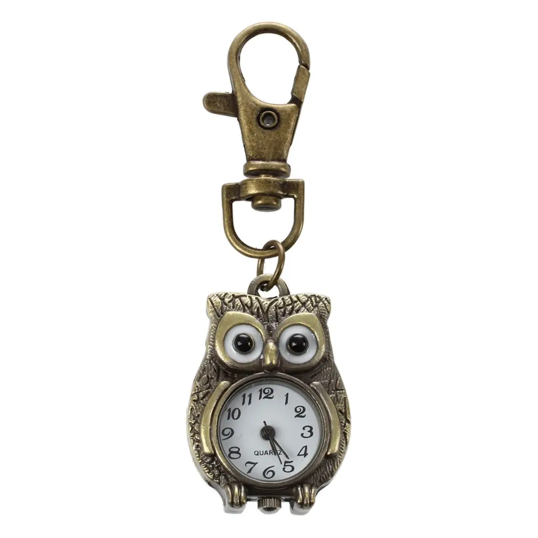 wall clockKeychain Clock Keyring Owl Shape 37X24Mm