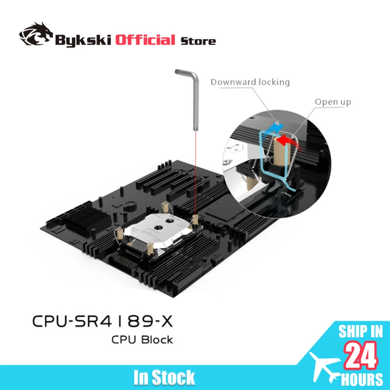

Bykski CPU-SR4189-X CPU Water Block Use for INTEL LGA4189 Server AI Cloud Computing Liquid Cooling All-Metal