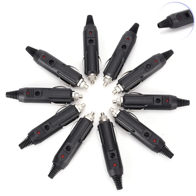 Connecteur de prise mâle Laguna ette pour voiture, fusible LED rouge, nouveau, ensemble de 5 pièces, 12V