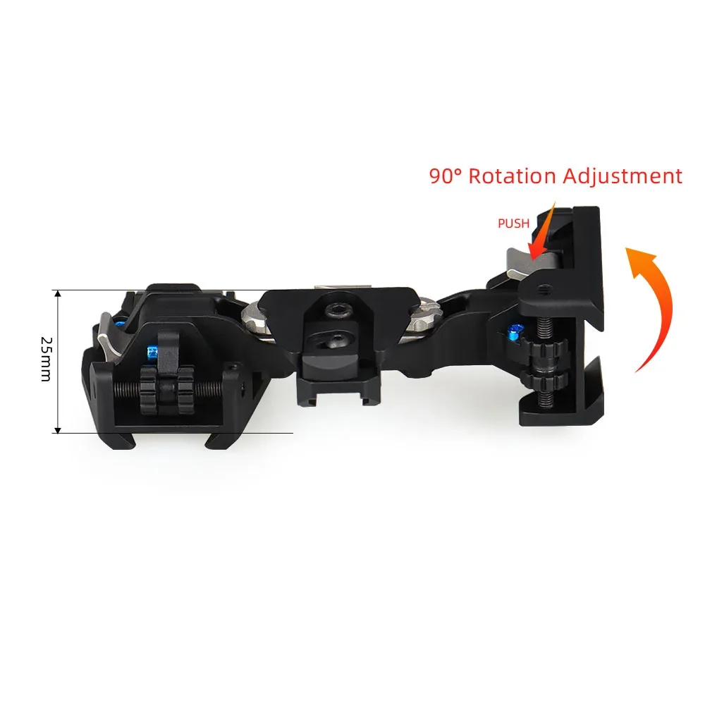

RQE Universal Bridge NVG Binocular Bridge Goggles Rhino Mount Mounted On Helmet For Hunting HS24-0249