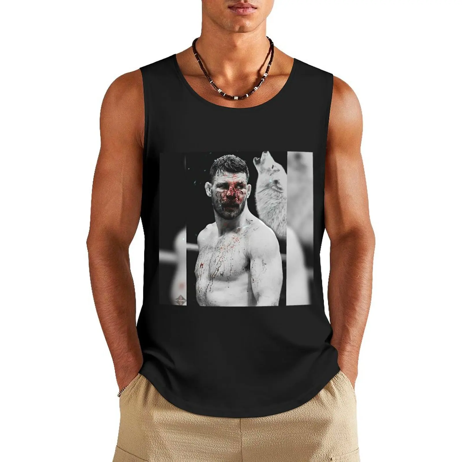 Michael Bisping Shirt Tank Top t-shirt for man T-shirt man sports suits Sports shirt man