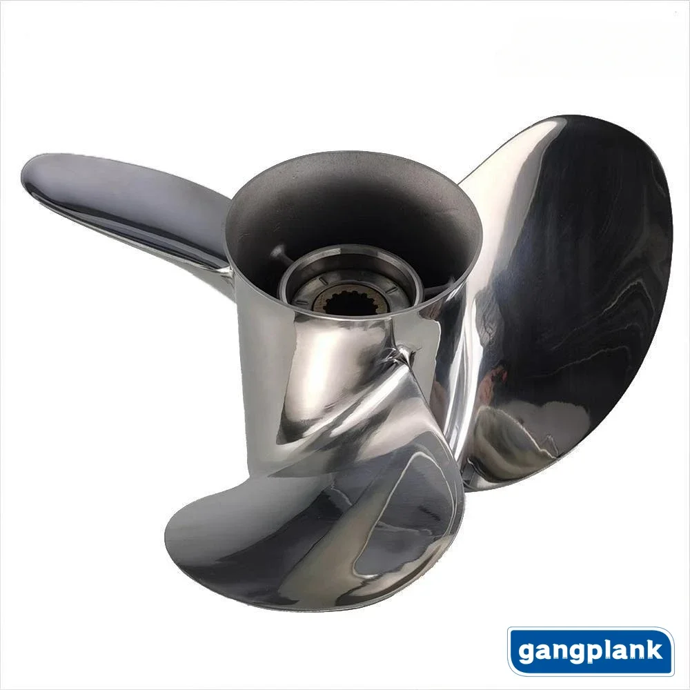 For Suzuki 60-140HP Stainless Steel Propeller Marine Outboard Propeller 13 3/4X13 13 7/8X15 13 7/8X17 14X19 14X21 15 Tooth