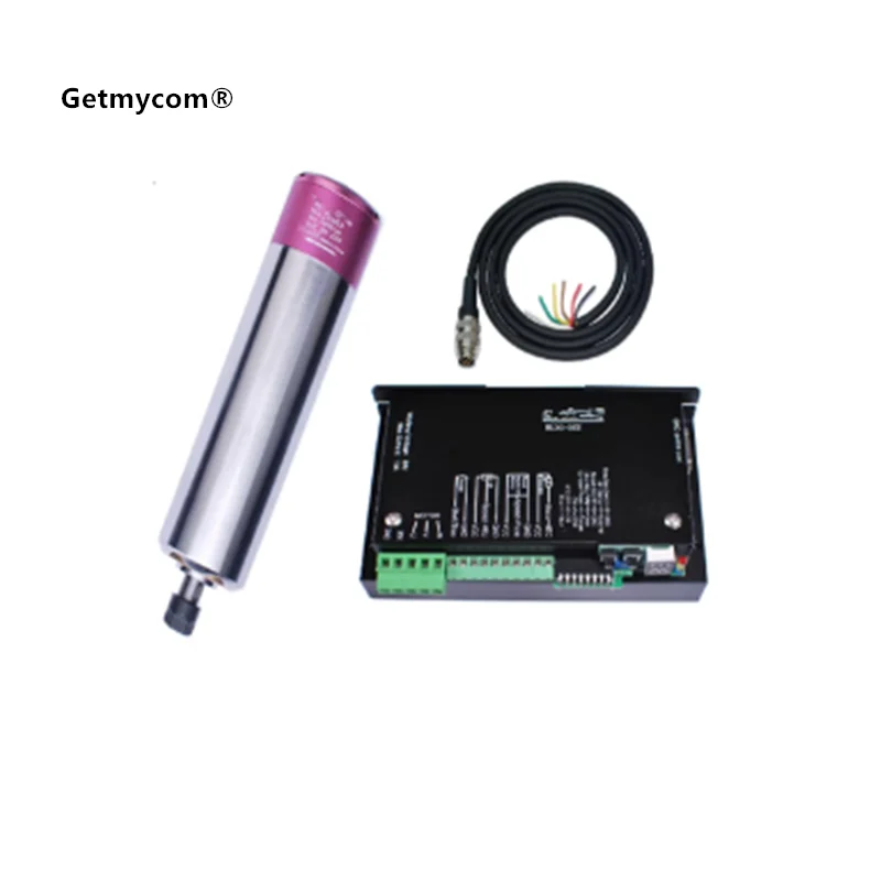 Getmycom S4225-B24 250w 24000rpm ER8 Brushless spindle motor+MACH3 driver+mount bracket CNC spindle kits DC36V for CNC drilling
