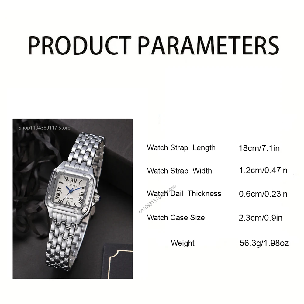ساعة كوارتز كاجوال عصرية للسيدات، ساعة بحزام من الفولاذ المقاوم للصدأ للأعمال