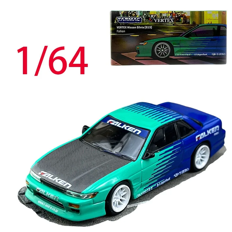 

TW литой под давлением масштаб 1/64 модель автомобиля Nissan из сплава VERTEX Nissan Silvia S13 игровые транспортные средства игрушки для мальчиков оригинальная коробка
