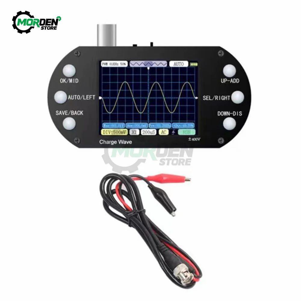 

FDS138 Mini Digital Oscilloscope 2.5Mhz Sampling rate 200Khz Bandwidth AUTO 80Khz PWM for Electronic Repair Tool