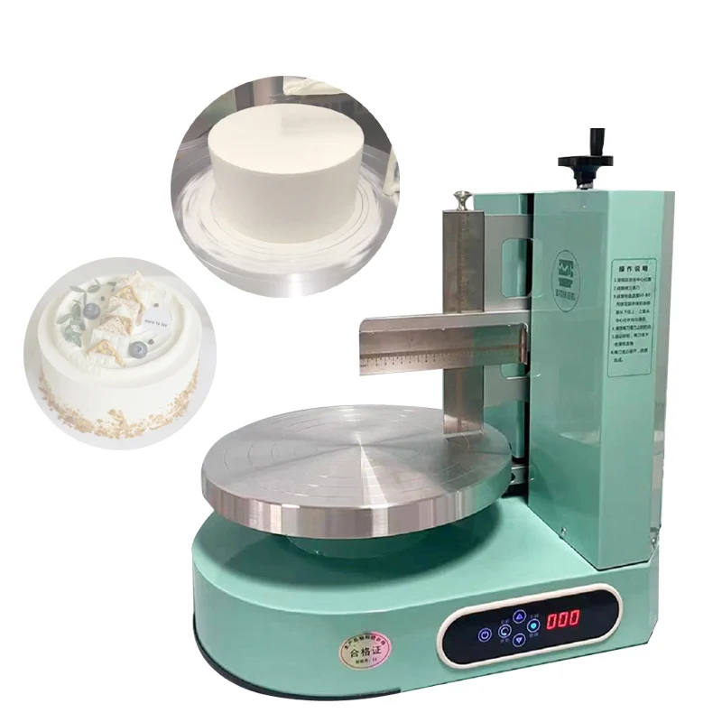 Pastry Butter Cake Bread Cream Baking Decoration Spreader Birthday Cake Making Smoothing Coating Machine 220V