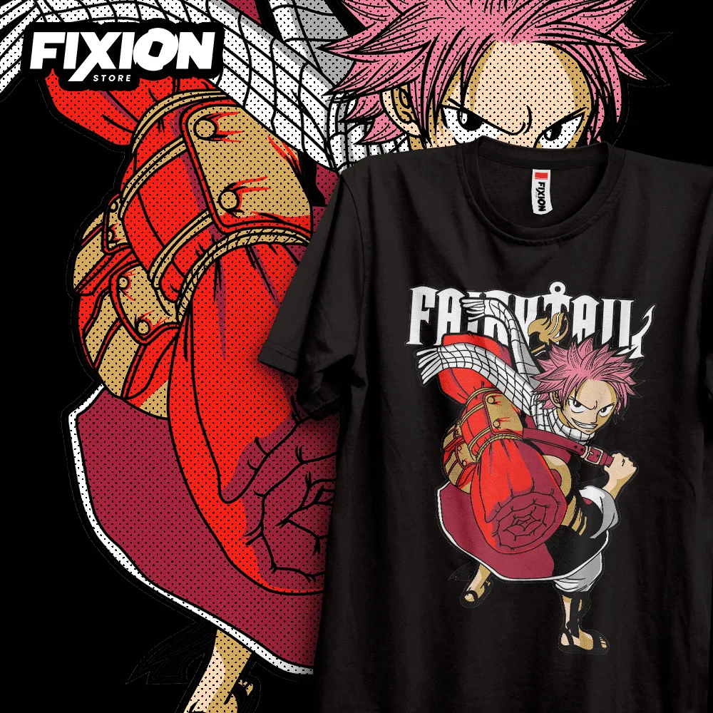 Fairy Tail – Natsu – Nuevos Diciembre!Anime T Shirt Manga Gift For Anime Lover All Size Cotton